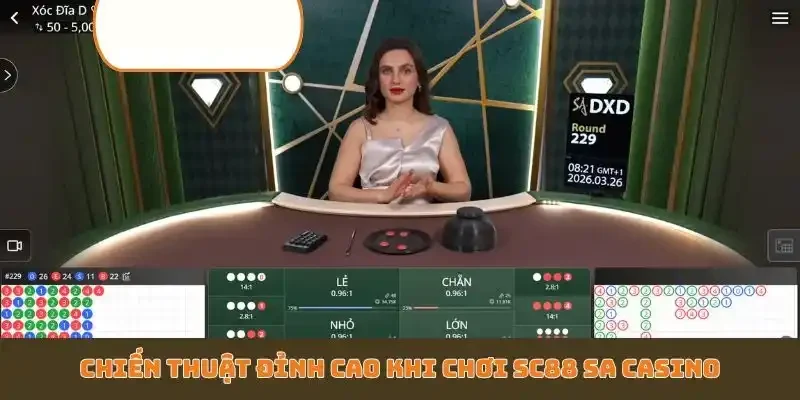 Chiến thuật đỉnh cao khi chơi SC88 SA Casino