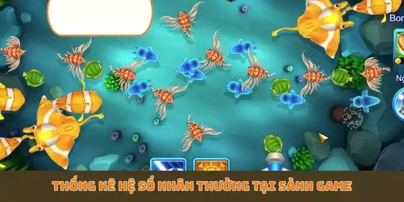 Thống kê hệ số nhân thưởng tại sảnh game
