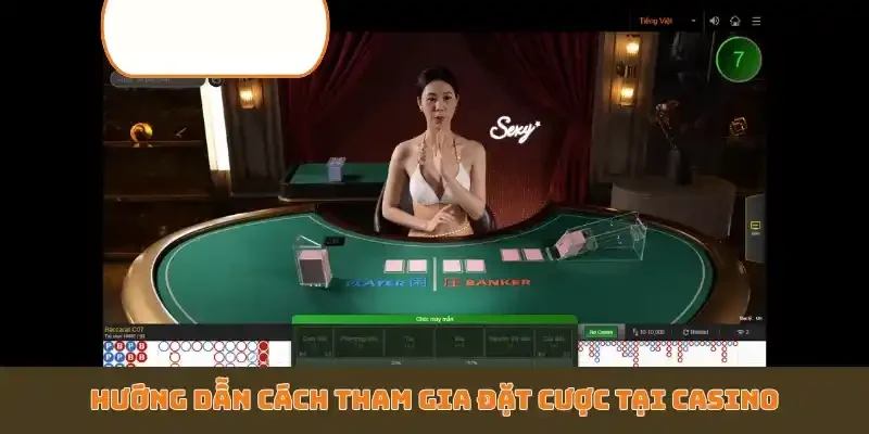 Hướng dẫn cách tham gia đặt cược tại casino